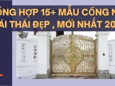 Top Mẫu Cổng Mái Bằng Đẹp Xu Hướng 2026