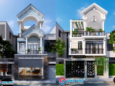 Tuyệt chiêu trang trí mặt tiền nhà mái thái đẹp chuẩn 2026