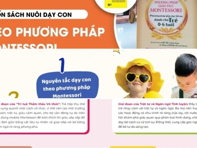 Hướng dẫn cách nuôi dạy con theo phương pháp Montessori chuẩn